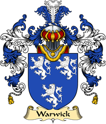 English Family Coat of Arms (v.25) Warwick