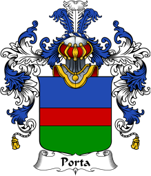 Italian Family Coat of Arms (v.25b) Porta