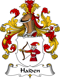 German Wappen Coat of Arms for Haiden