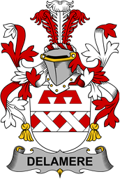 Irish Coat of Arms for Delamere