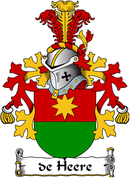 Dutch Coat of Arms for de Heere