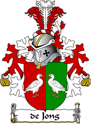 Dutch Coat of Arms for de Jong