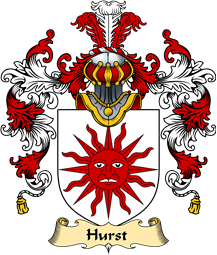English Family Coat of Arms (v.25) Hurst