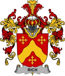 Irish Family Coat of Arms (v.25b) Rich