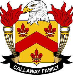Coat of arms used by the Callaway family in the United States of America