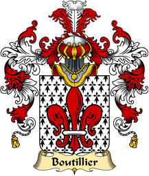 French Family Coat of Arms (v.25) Boutillier