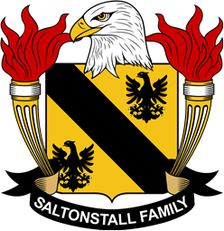 Coat of arms used by the Saltonstall family in the United States of America