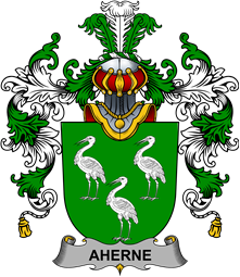 Irish Family Coat of Arms (v.25b) Aherne or Mulhern