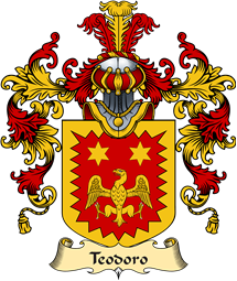 Italian Family Coat of Arms (v.25a) Teodoro