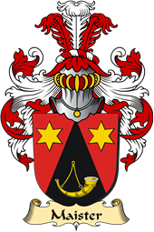 v.23 Coat of Family Arms from Germany for Maister