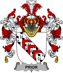 Irish Family Coat of Arms (v.25b) Prior