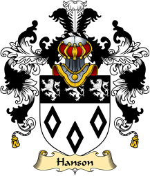 English Family Coat of Arms (v.25) Hanson