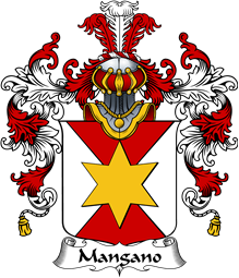 Italian Family Coat of Arms (v.25b) Mangano