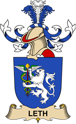 Republic of Austria Coat of Arms for Leth (de Lethenau)