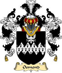 English Family Coat of Arms (v.25) Osmond