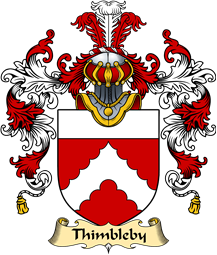 Welsh Family Coat of Arms (v.25) Thimbleby (of Harlech, Caernarfonshire)
