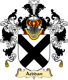 Welsh Family Coat of Arms (v.25) Aeddan (AP GWAITHFOED)