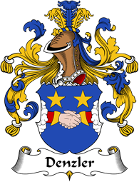 German Wappen Coat of Arms for Denzler