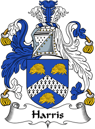 English Coat of Arms for the family Harris II