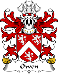 Welsh Coat of Arms for Owen (of Caer-Fryn, Anglesey)