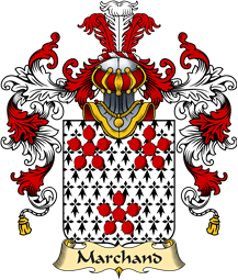 French Family Coat of Arms (v.25) Marchand