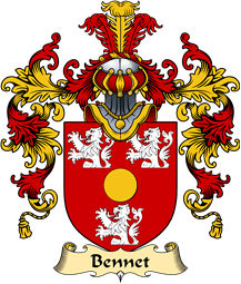 English Family Coat of Arms (v.25) Bennet