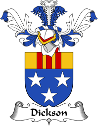 Coat of Arms from Scotland for Dickson