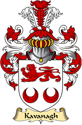 Irish Family Coat of Arms (v.23) for Kavanagh