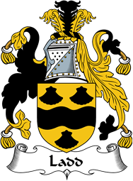 English Coat of Arms for the family Ladd