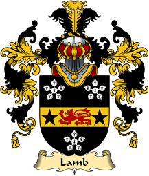 English Family Coat of Arms (v.25) Lamb