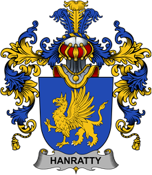 Irish Family Coat of Arms (v.25b) Hanratty or O