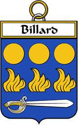 French Coat of Arms Badge for Billard