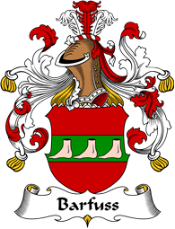 German Wappen Coat of Arms for Barfuss