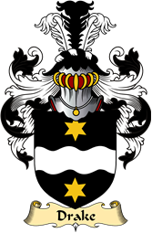 Irish Family Coat of Arms (v.23) for Drake