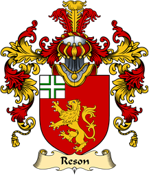 English Family Coat of Arms (v.25) Reson or Reason