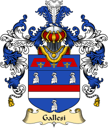 Italian Family Coat of Arms (v.25a) Gallesi