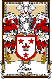 Scottish Coat of Arms Bookplate for Glass or Glaster