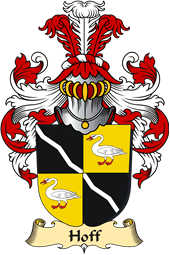 v.23 Coat of Family Arms from Germany for Hoff