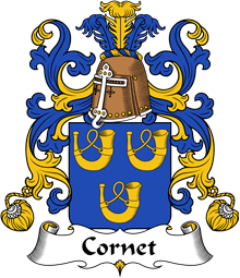 Coat of Arms from France for Cornet