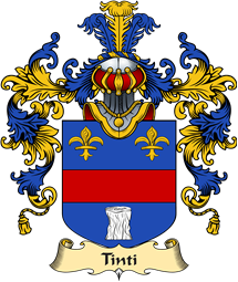 Italian Family Coat of Arms (v.25a) Tinti