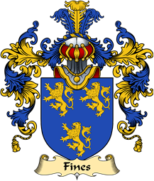 English Family Coat of Arms (v.25) Fines