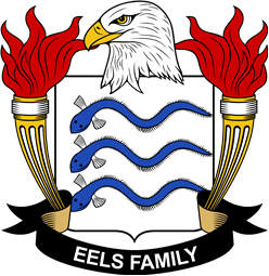 Coat of arms used by the Eels family in the United States of America