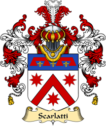 Italian Family Coat of Arms (v.25a) Scarlatti