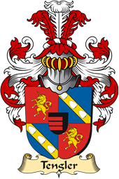 v.23 Coat of Family Arms from Germany for Tengler