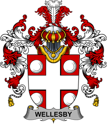 Irish Family Coat of Arms (v.25b) Wellesby