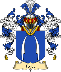 Italian Family Coat of Arms (v.25a) Falce