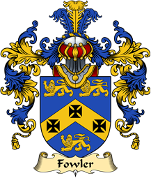 English Family Coat of Arms (v.25) Fowler