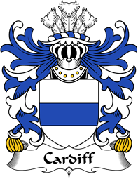 Welsh Coat of Arms for Cardiff (Sir Walter, Glamorgan)