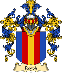 Italian Family Coat of Arms (v.25a) Regoli
