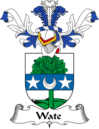 Coat of Arms from Scotland for Wate